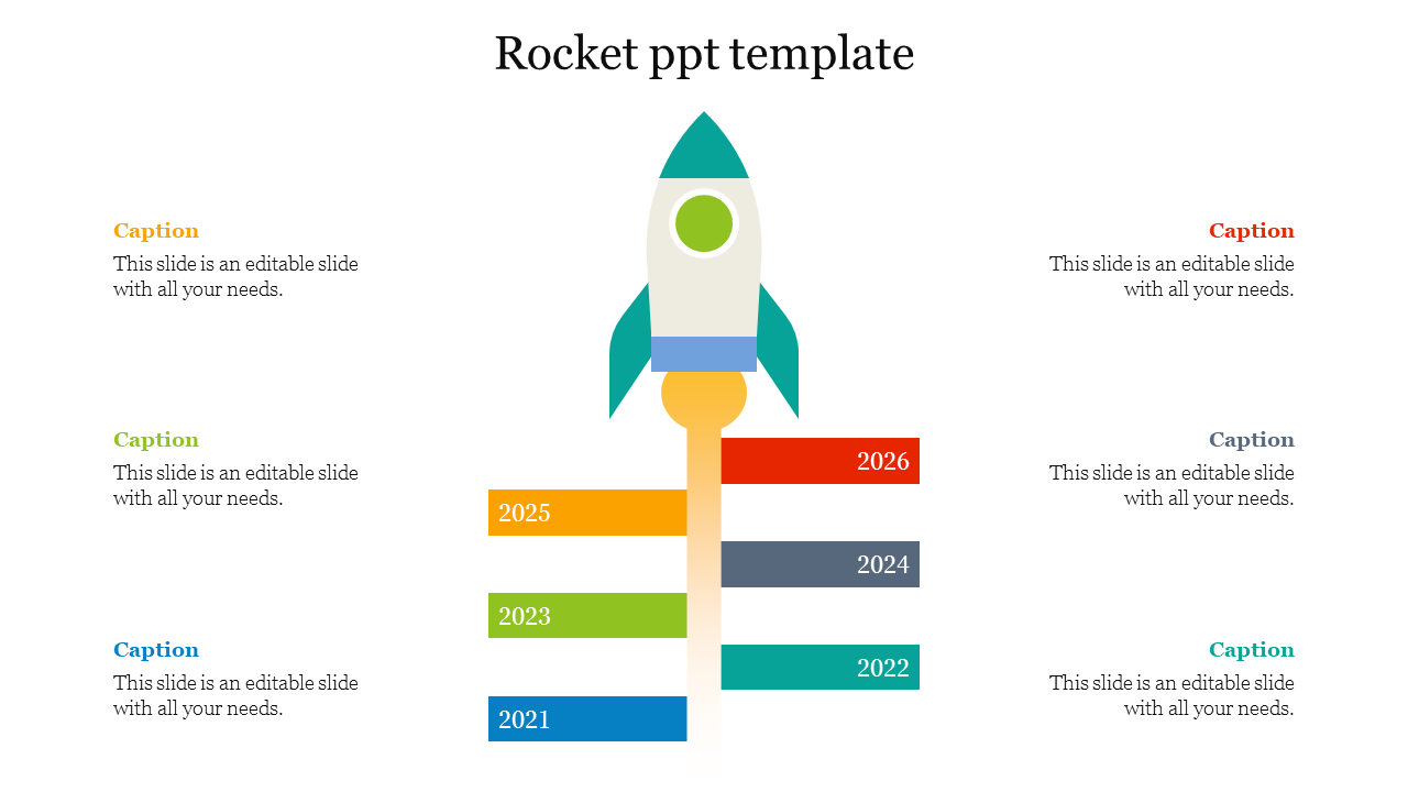 Rocket ppt template